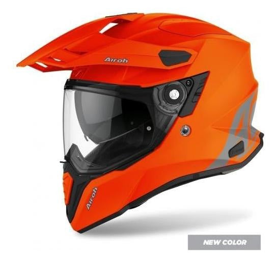 Helmet Commander Color Orange Fluo Matt